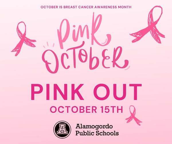 Pink out on Wednesday, October 15th in support of Cancer Awareness Month