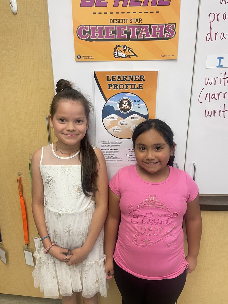 Congratulations to these two reading rockstars!