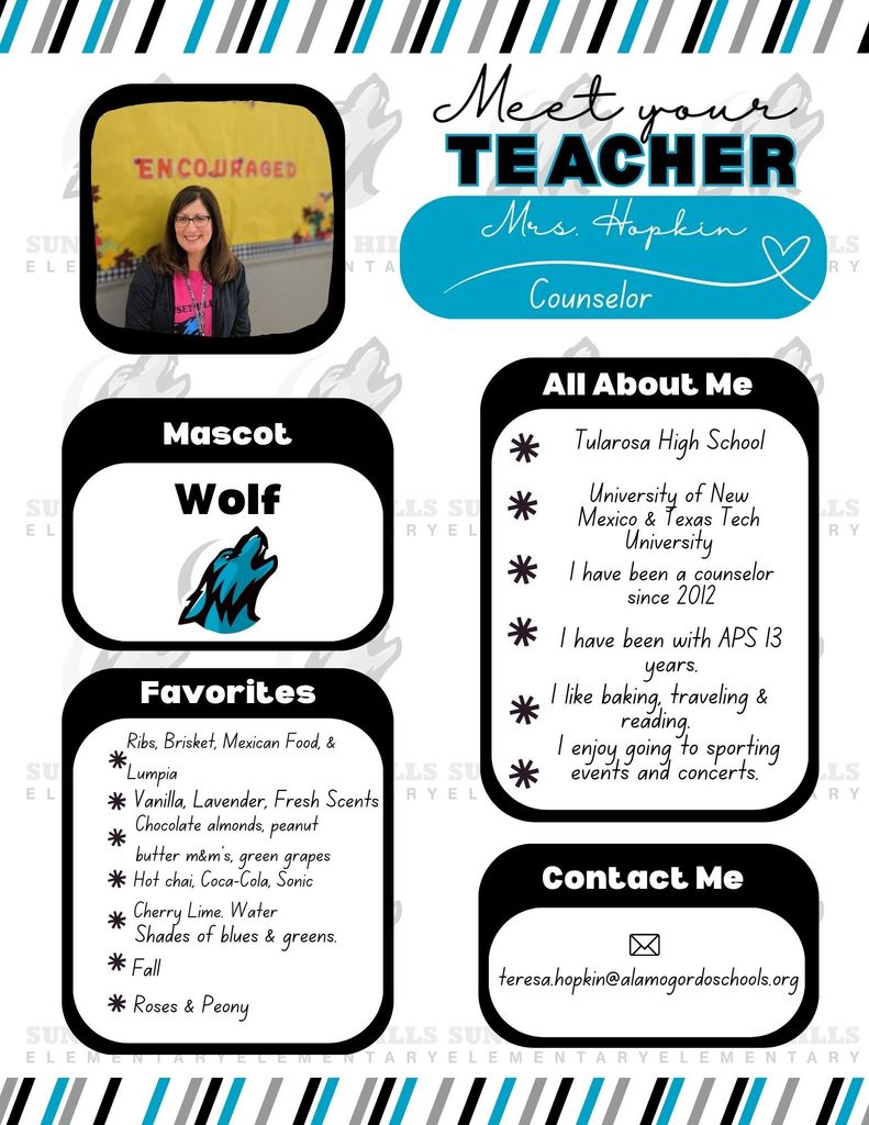 Mrs Hopkin meet the teacher