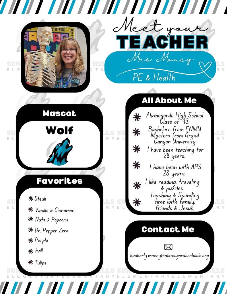 Mrs Money meet the teacher