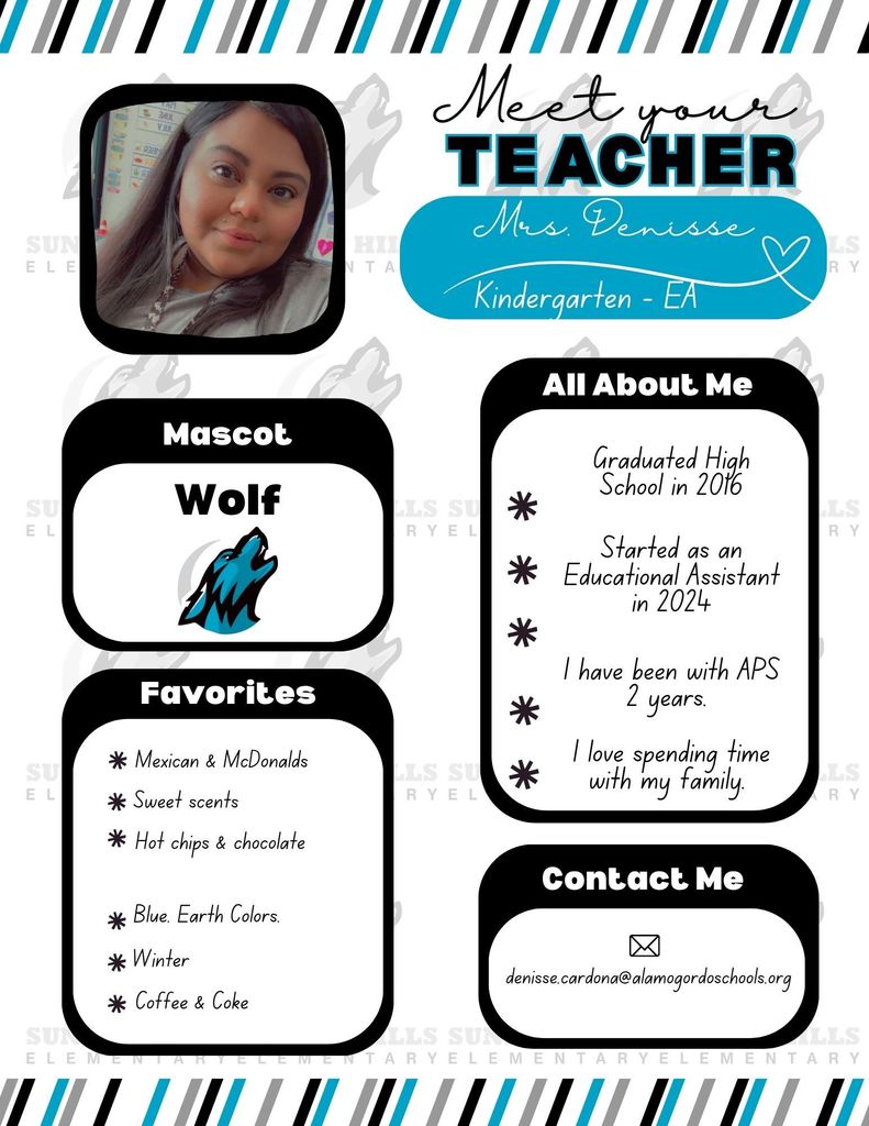 Mrs. Denisse meet the teacher