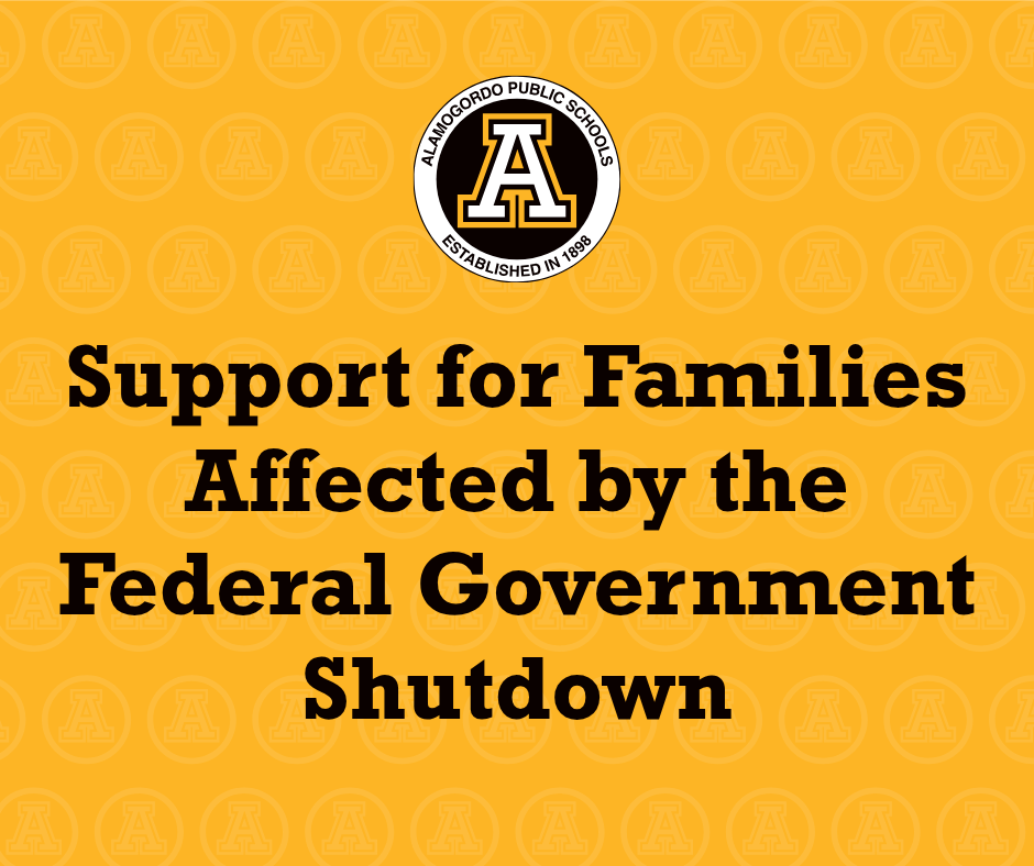 Support for Families Affected by the Federal Government Shutdown