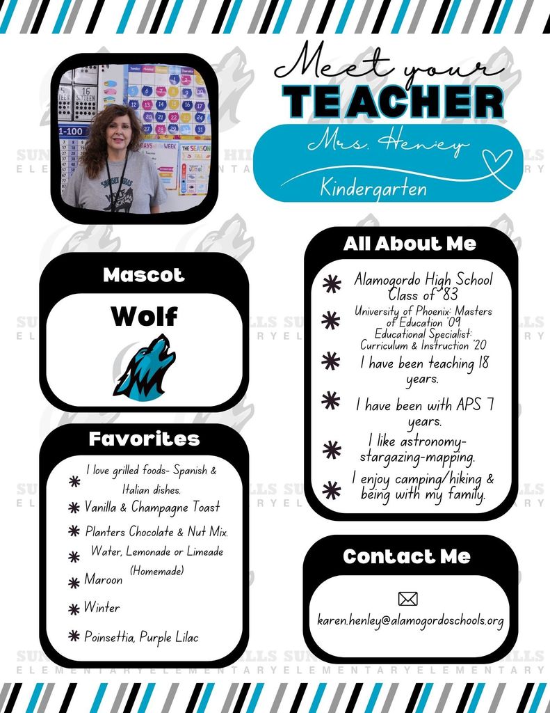 Mrs. Henley meet the teacher