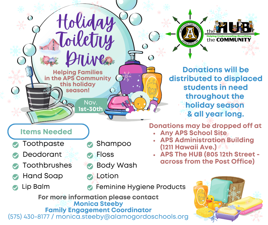 Toiletry Drive
