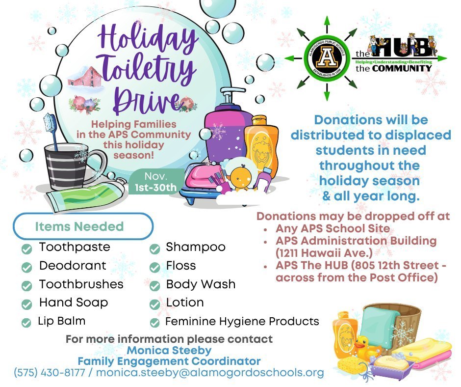 Toiletry Drive