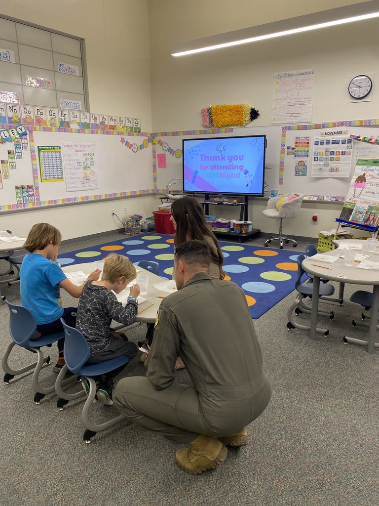 classroo completing STEM activity