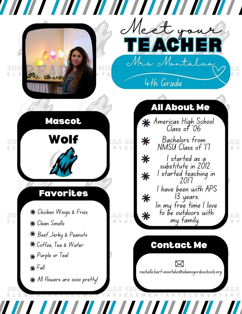 Mrs. Montalvo Meet The Teacher