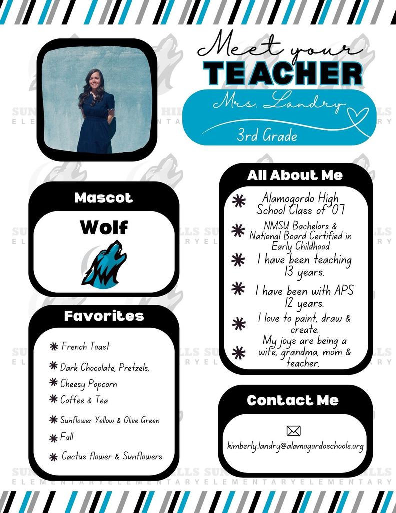 Mrs. Landry Meet The Teacher