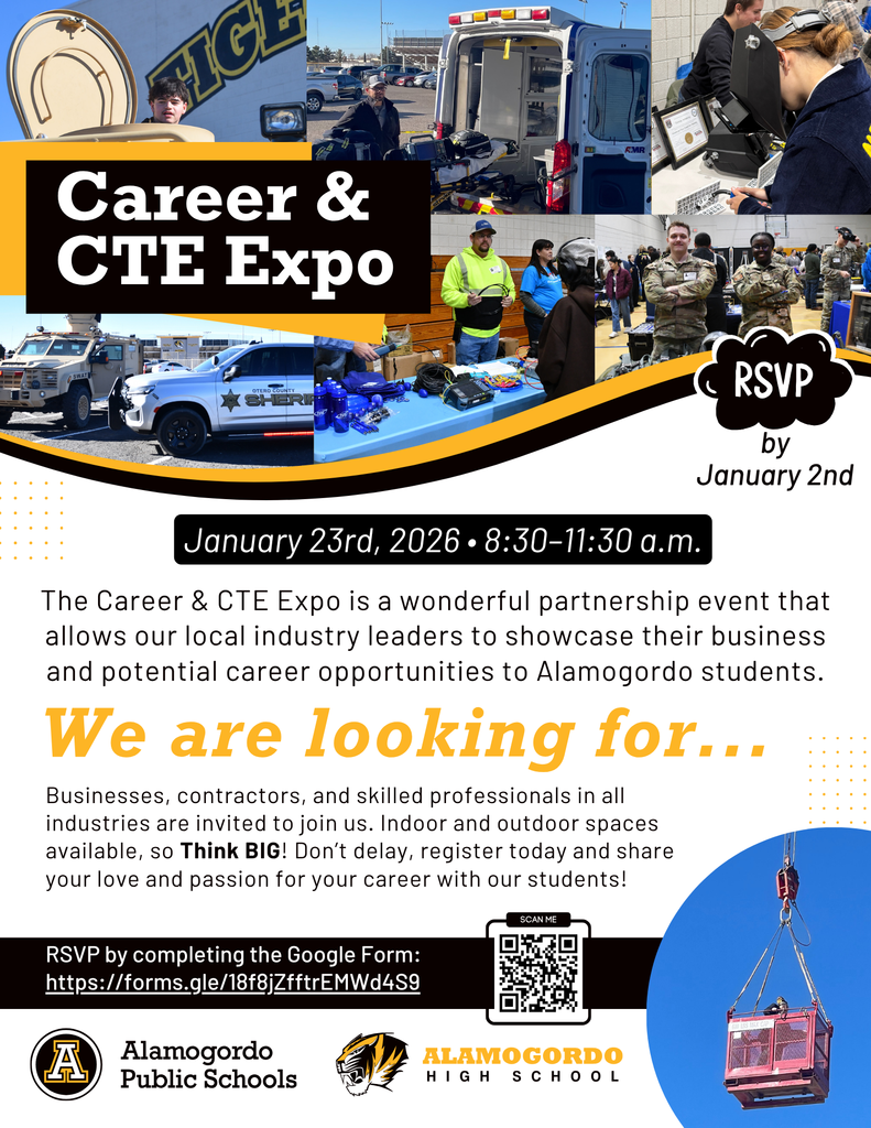 CTE & Career Expo January 23rd Please RSVP by Jan 2nd