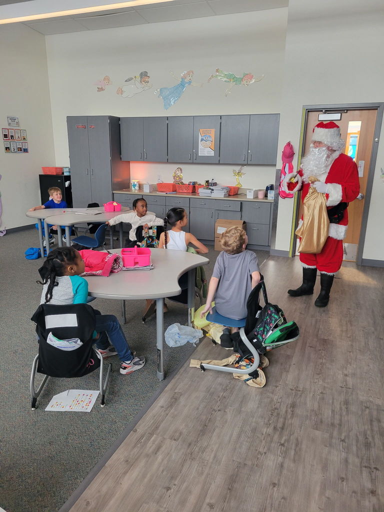 Students excited for Santa