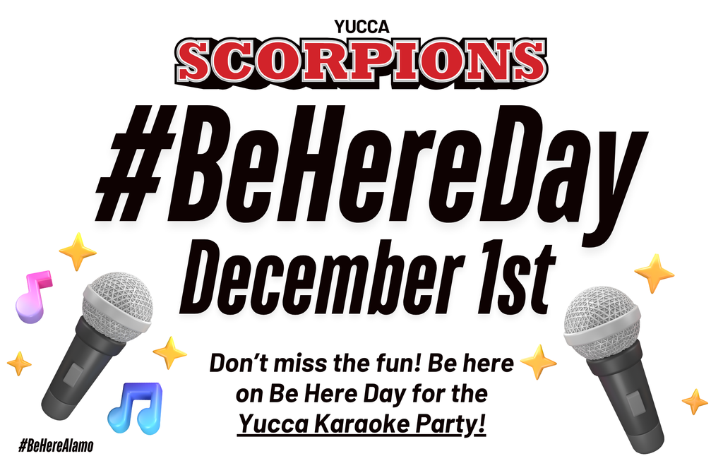 we will celebrate good attendance with a karaoke party