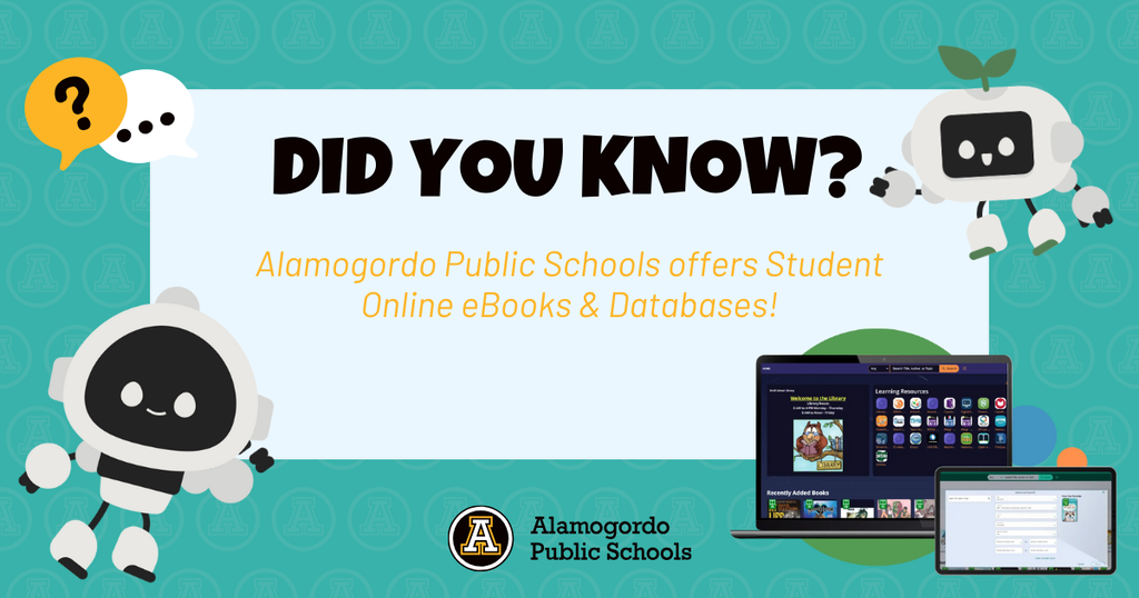 Did you know APS offers student Online eBooks & Databases!