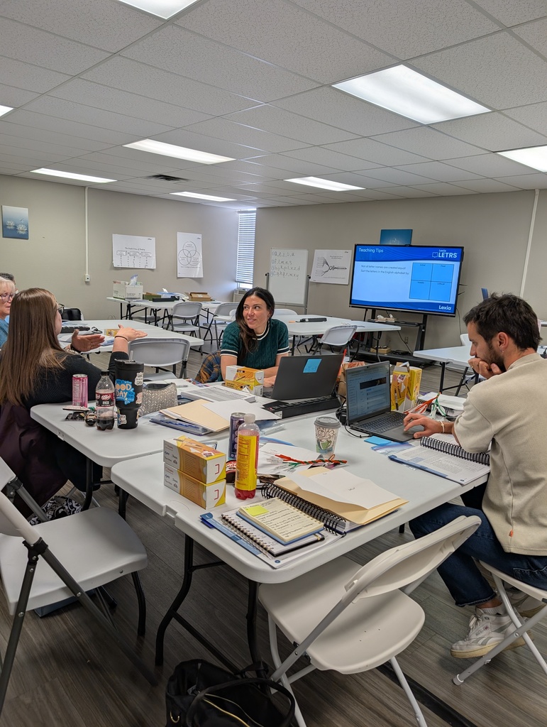 teachers discussing LETRS content