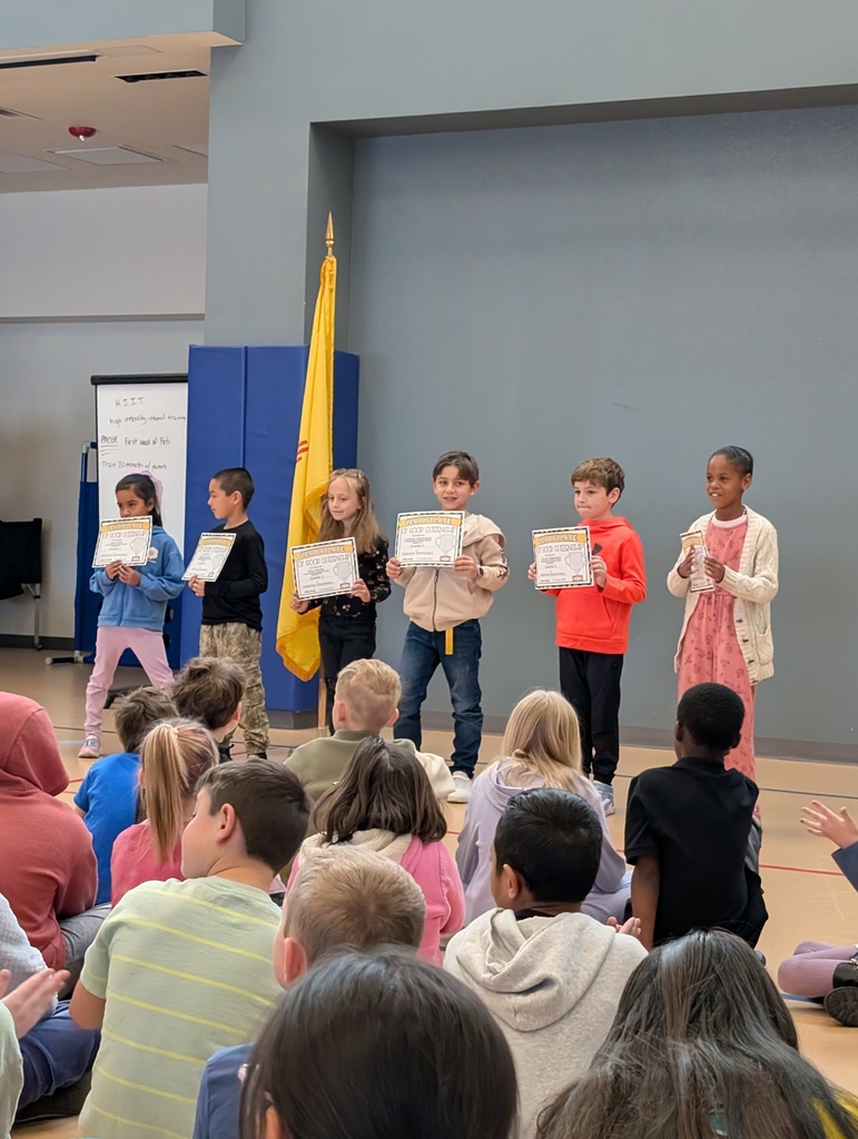 students with their awards