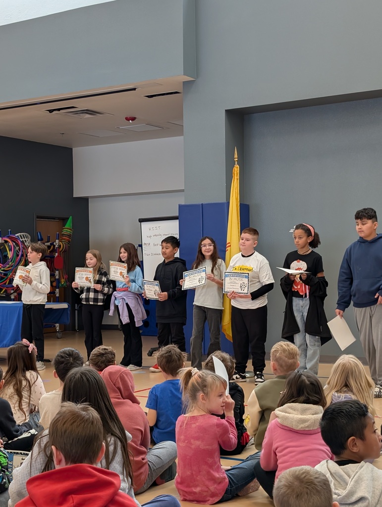 5th grade students with awards