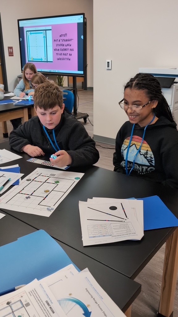 students coding ozbot