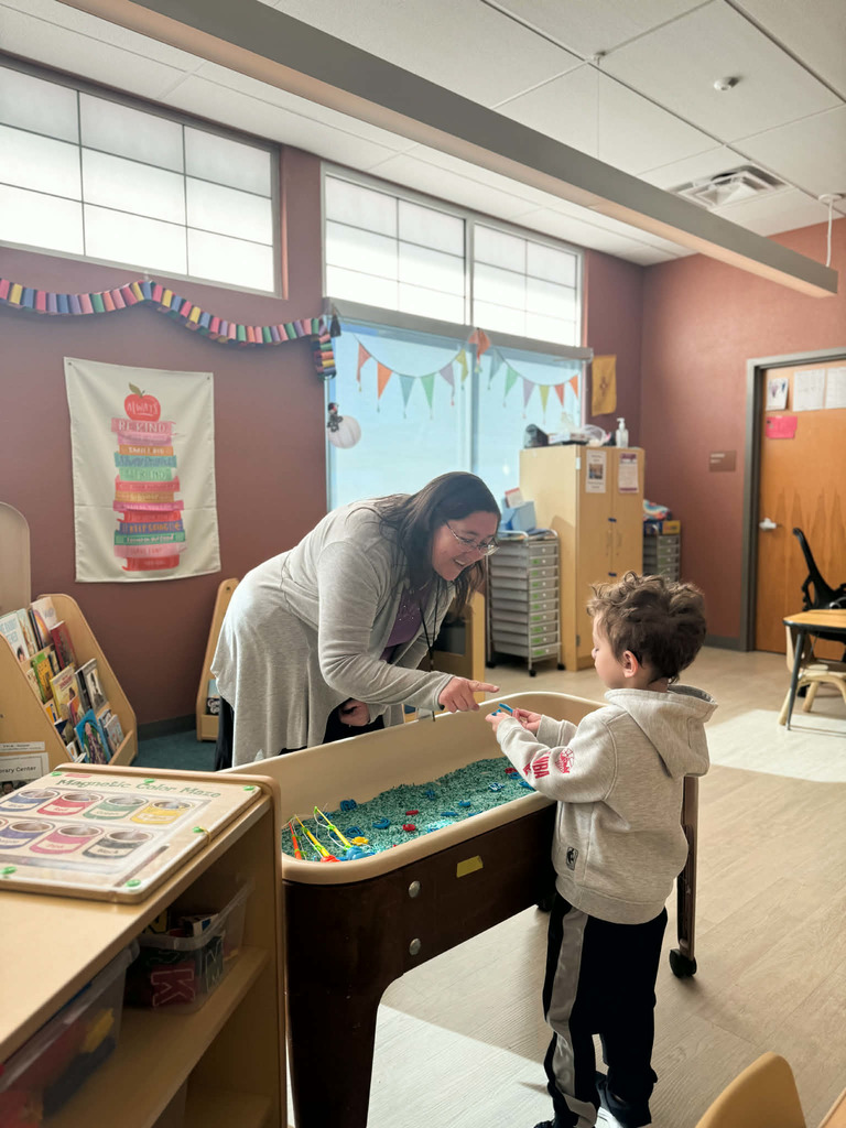 fishing at the sensory table