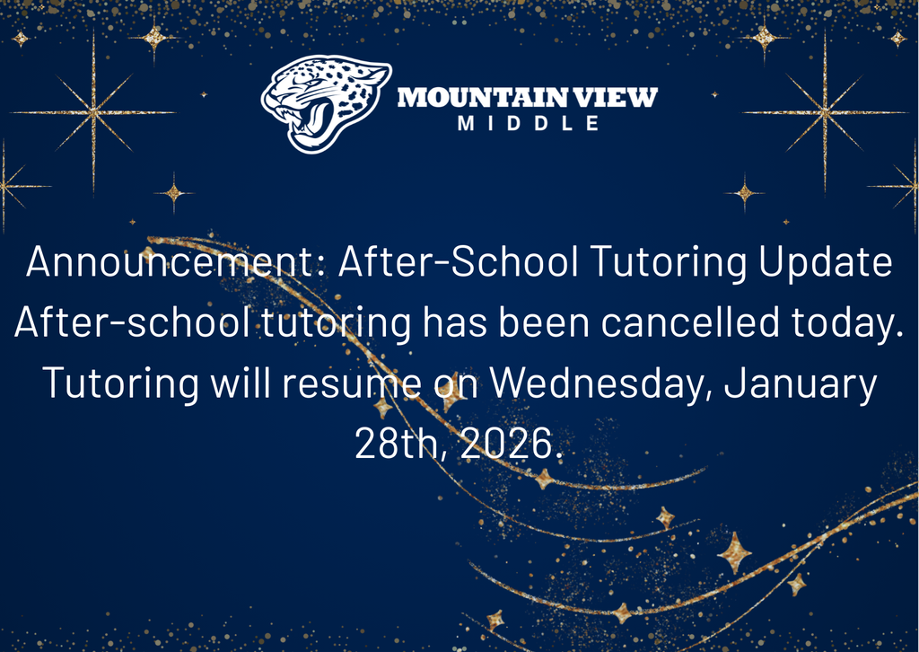 After-school Tutoring Cancelled today