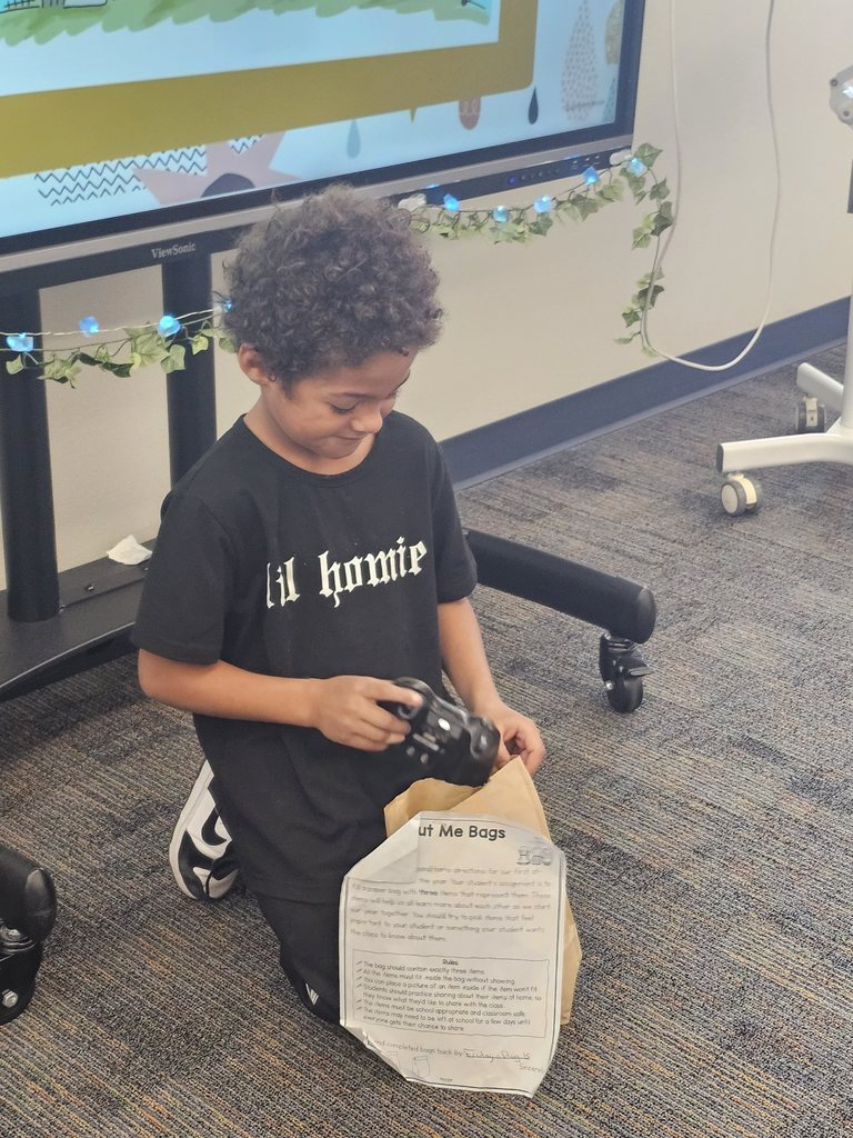 student sharing about me