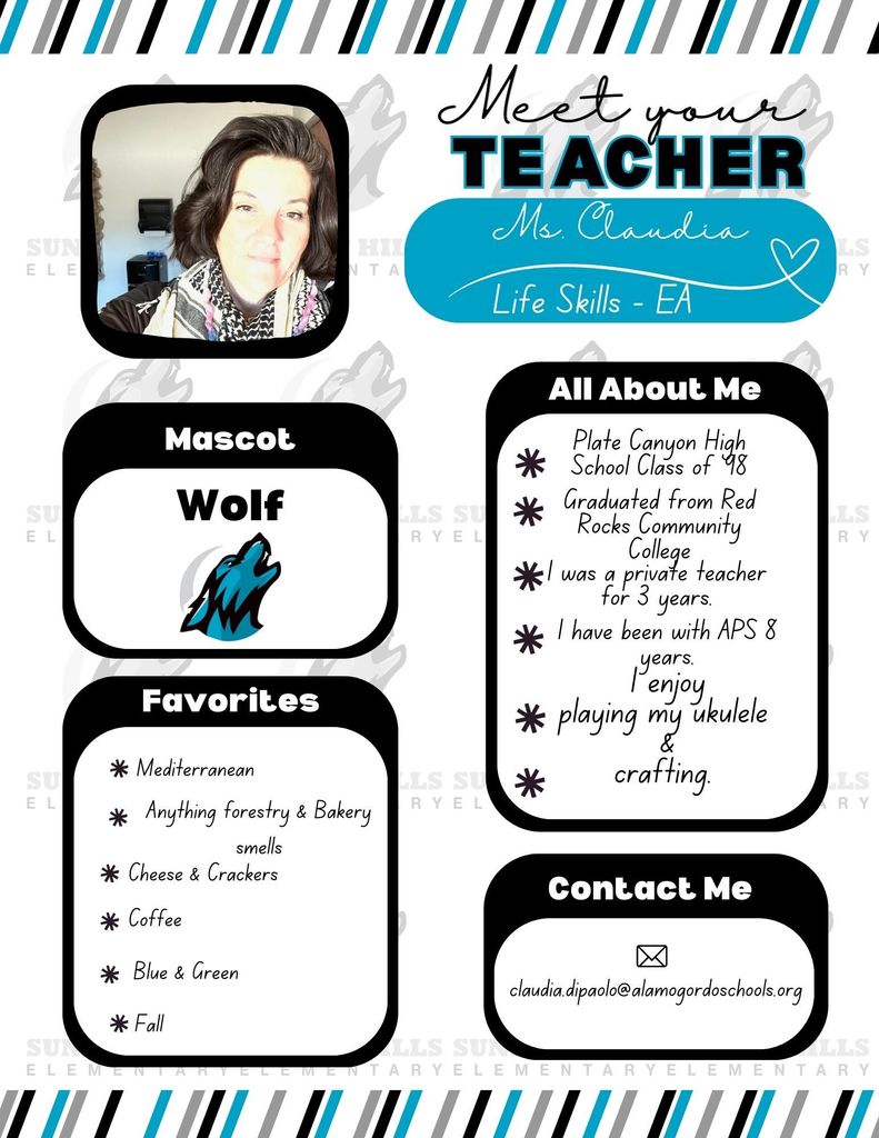 Ms. Claudia meet the teacher