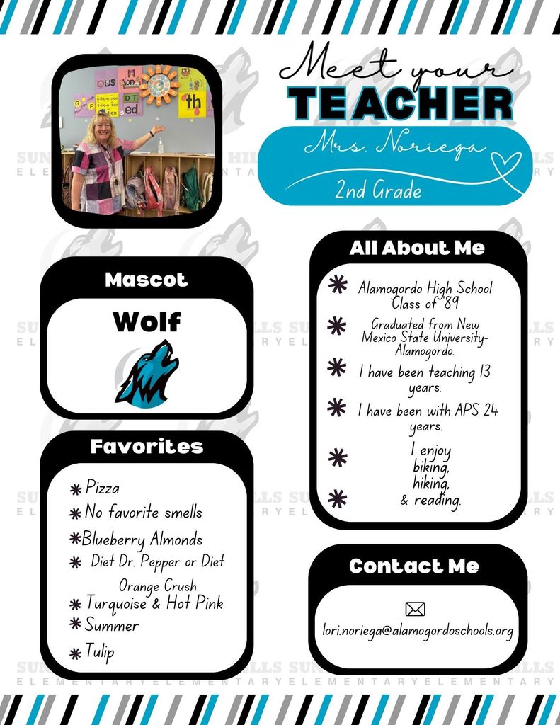 Mrs. Noriega meet the teacher