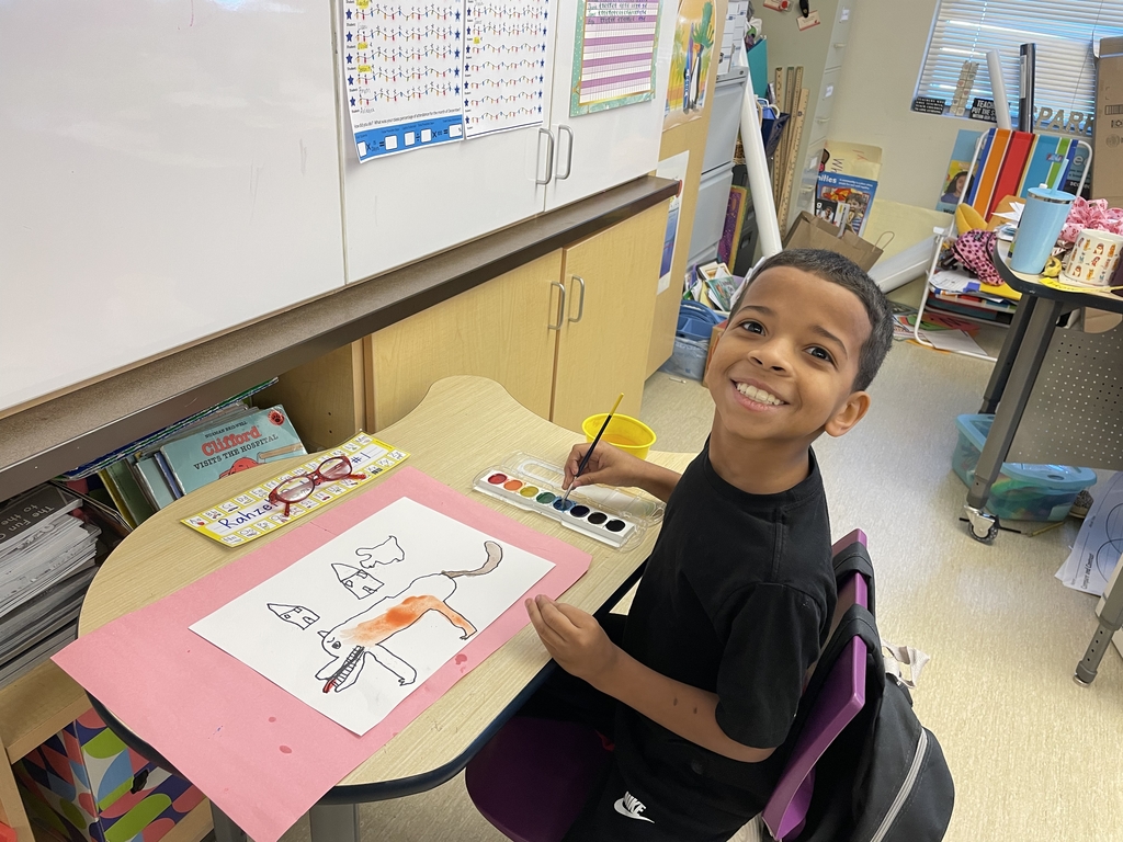 Painting our perfect pets to go with our opinion writing!