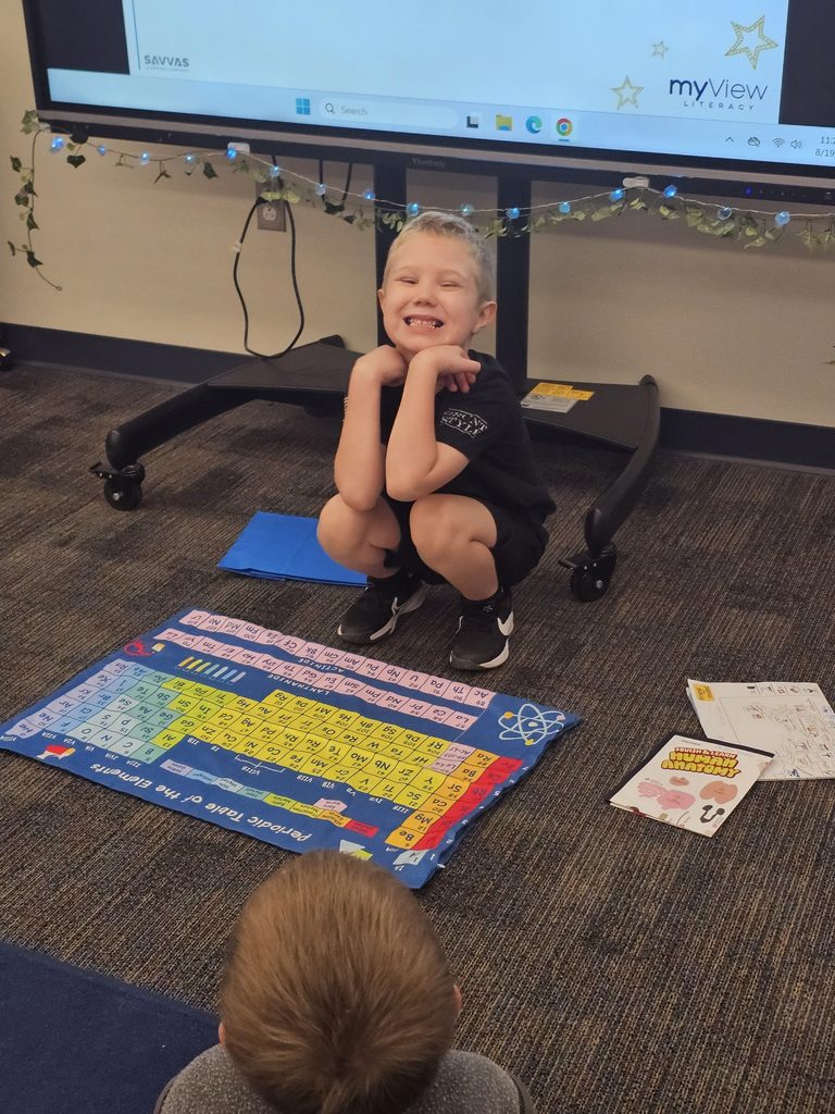 1st Day 1st Grade student