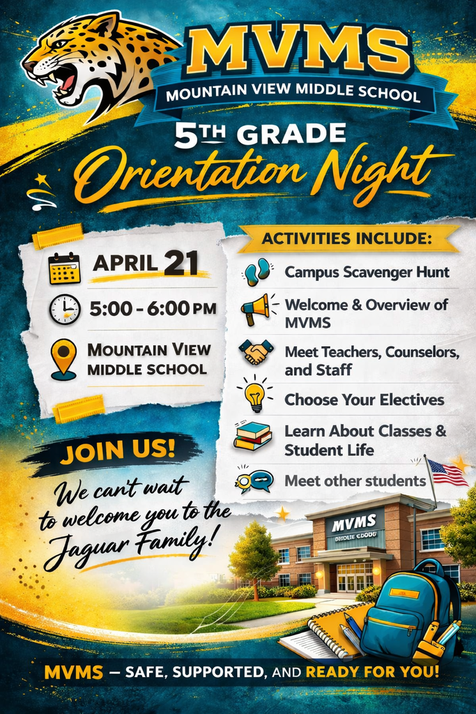Mountain View Middle School Orrientation Flyer
