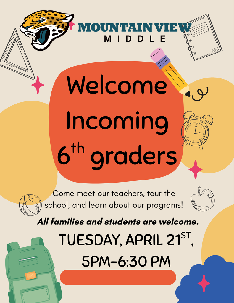 Welcome incoming 6th graders 