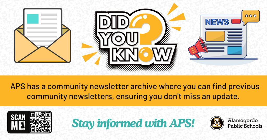 APS has a community newsletter archive where you can find previous community newsletters, ensuring you don't miss an update. Stay informed with APS! Graphic 