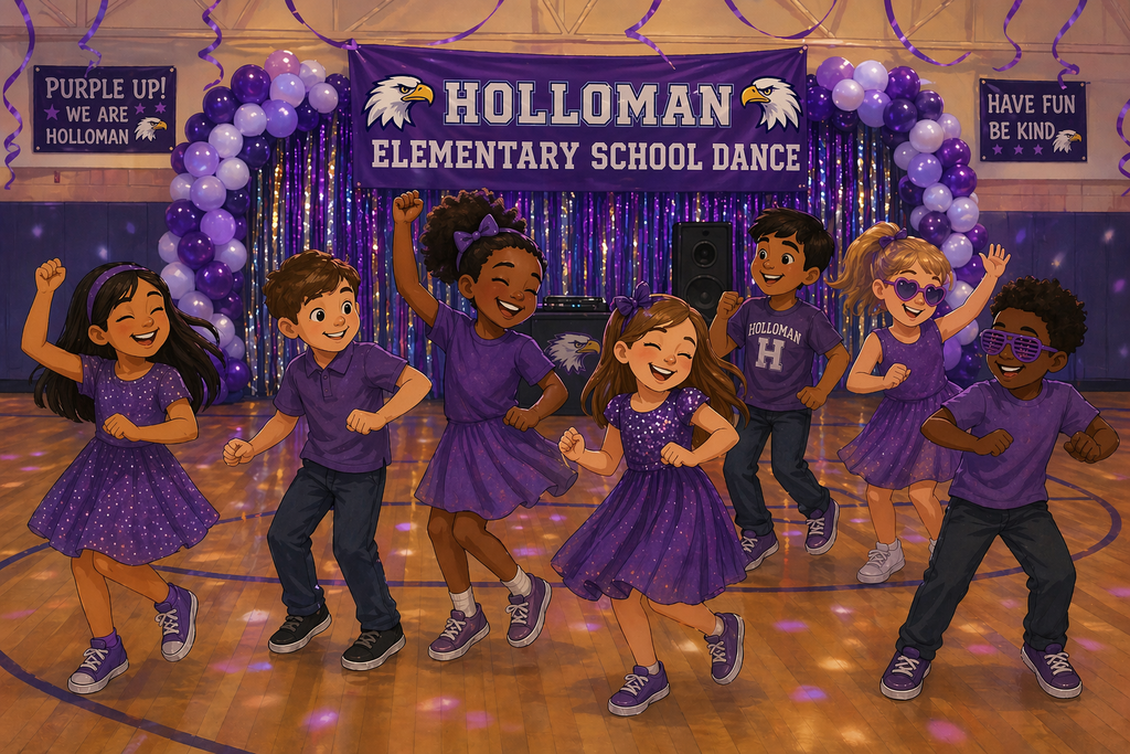holloman purple up dance