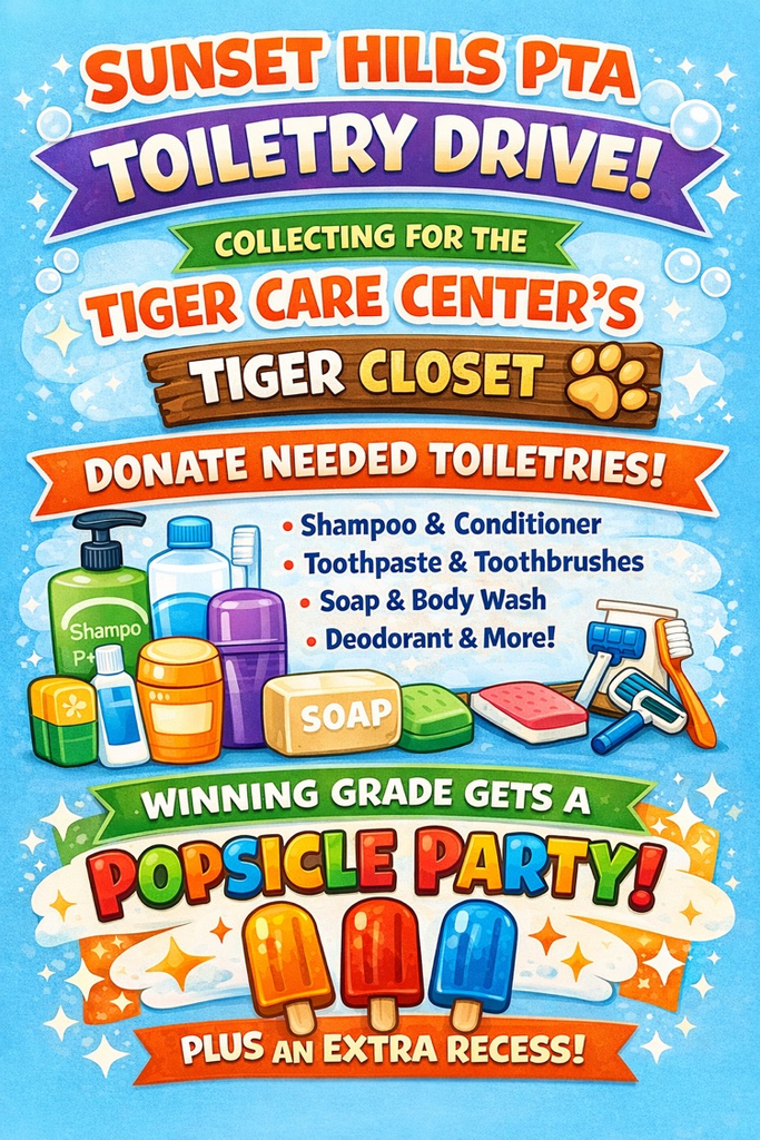 toiletry drive flyer 