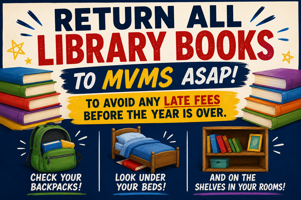 Library Books due NOW!!!