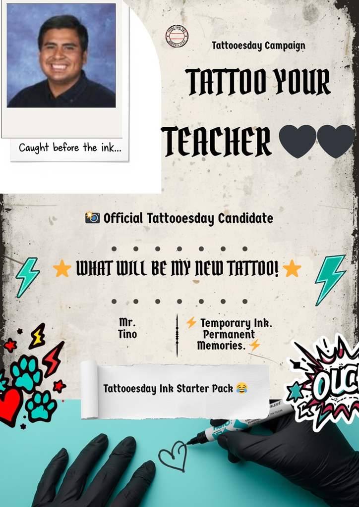 tattoo your teacher bag