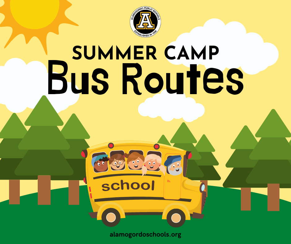 Summer Camp Bus Routes Graphic