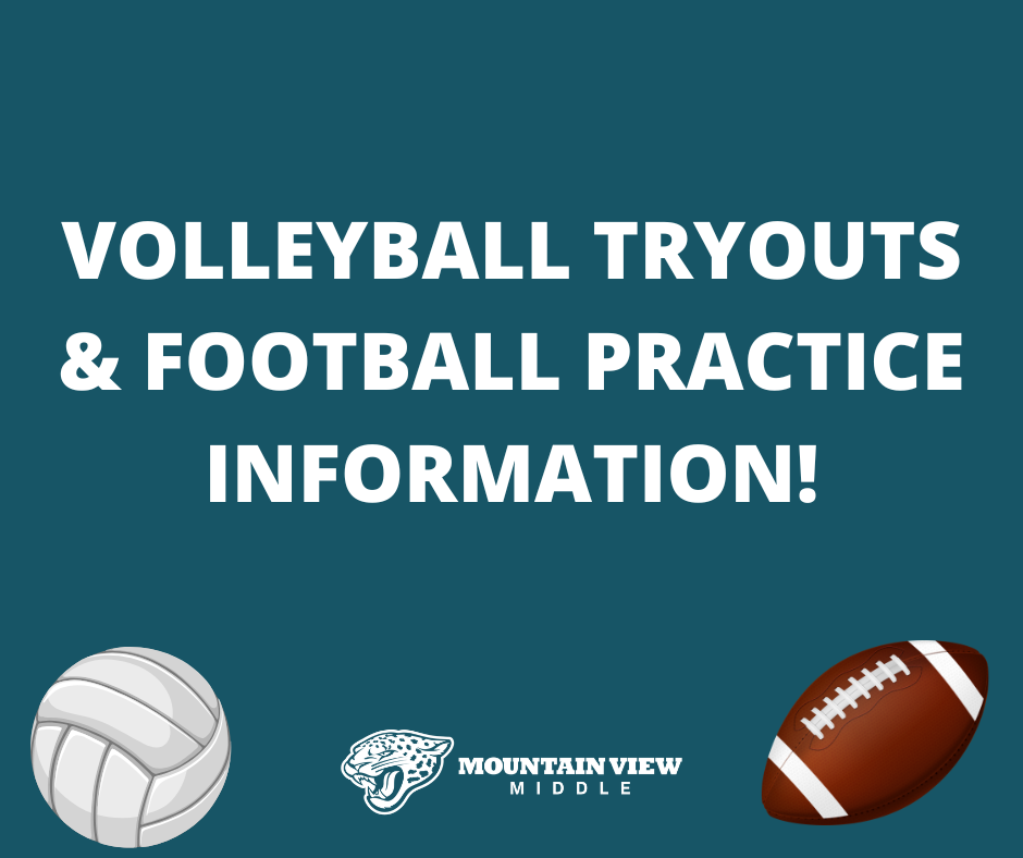 Volleyball Tryouts & Football Practice Information
