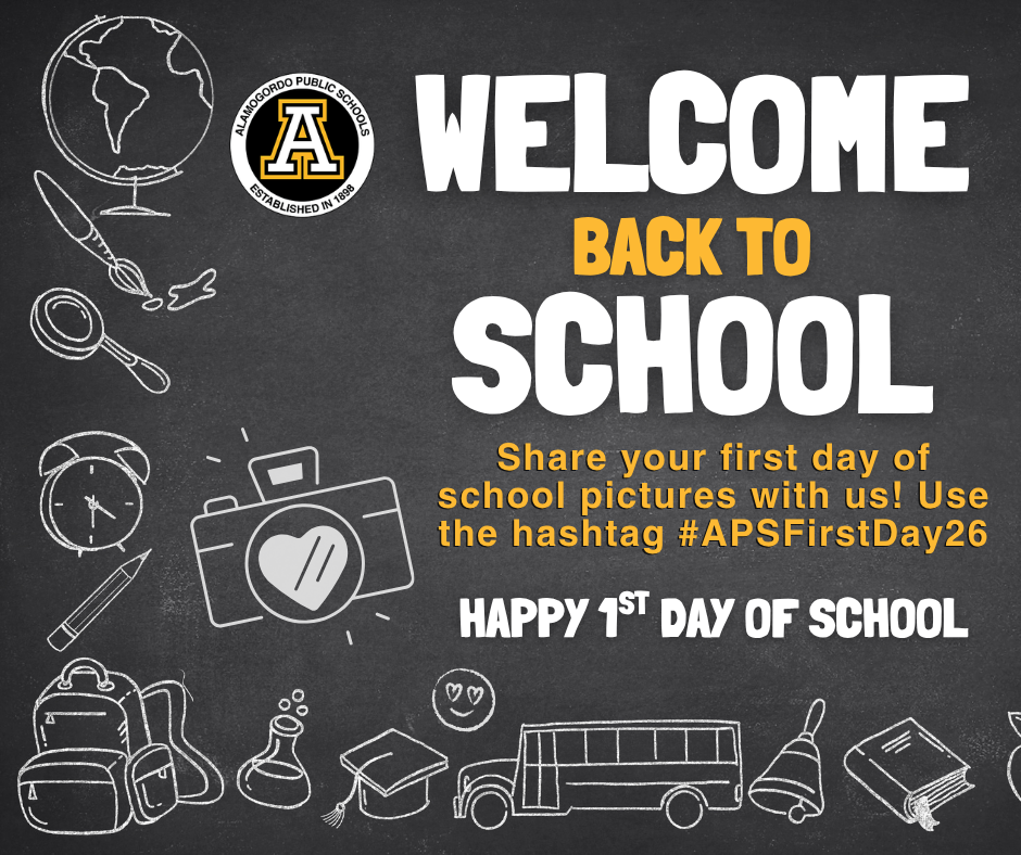 Welcome back to school share your 1st day photos with us. Use the hashtag #APSFirstDay26- Happy First Day of School