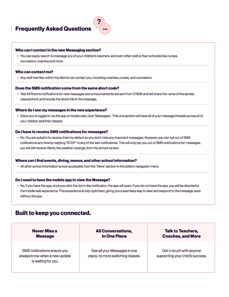 Apptegy graphic with frequently asked questions