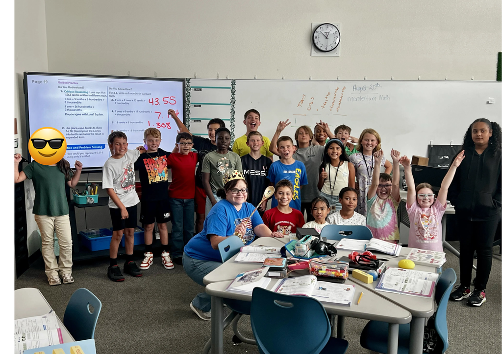 Mrs. Harris classroom award