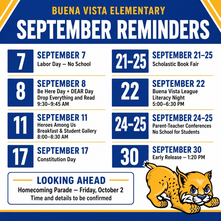 September Important Dates