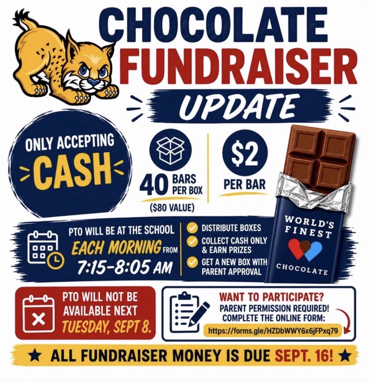 cash update: chocolates fundraiser