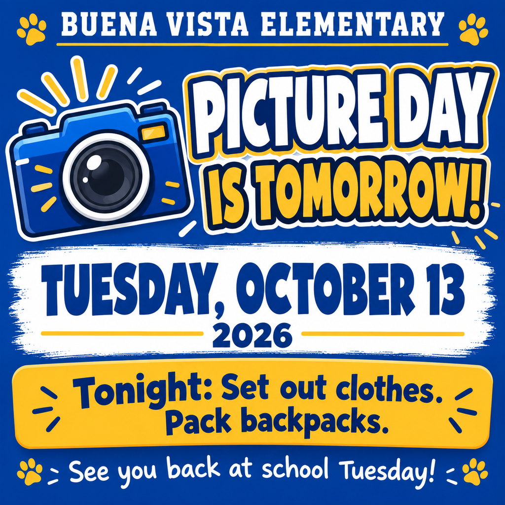 TOMORROW: Picture Day