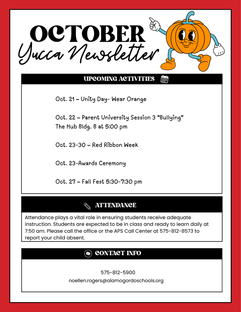 October Newsletter