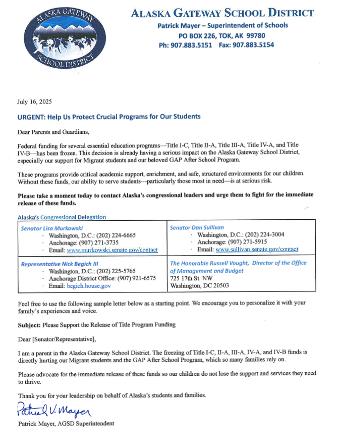 Urgent: Help us protect Crucial Programs for our Students