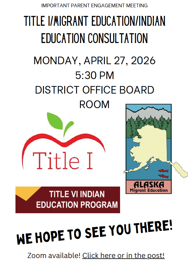 Title I/Migrant Education/Indian Education Consultation