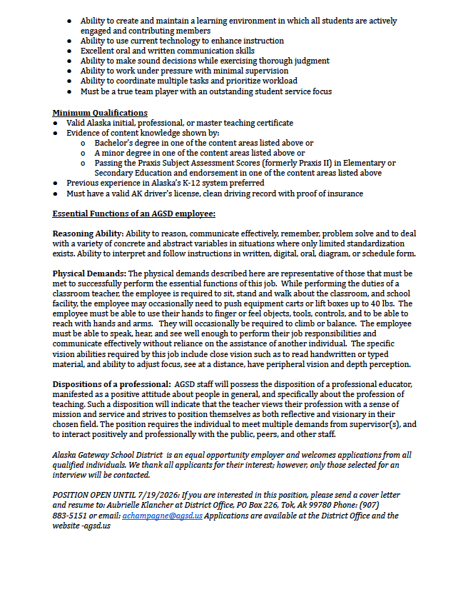 REACH/Pathways Certified Teacher
