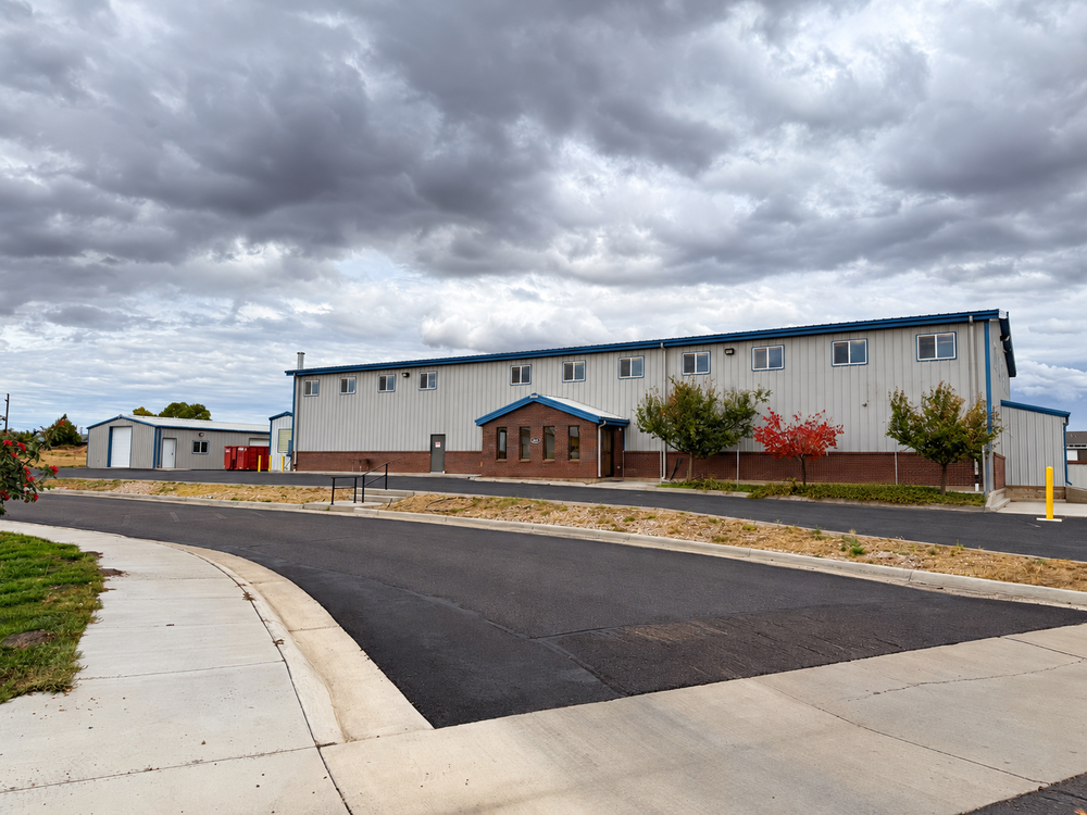 Picture of whit and brick building