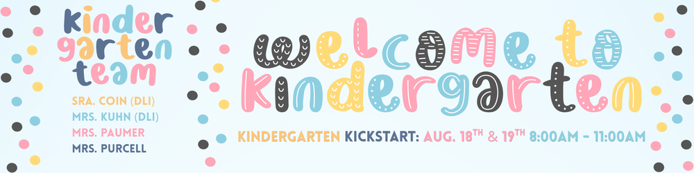 Welcome to Kindergarten