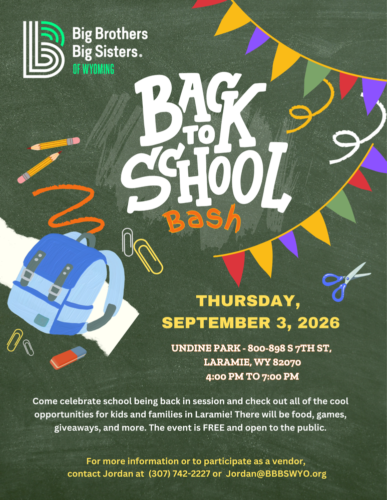 back to school bash flyer