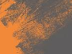 Orange to Gray paint streaks